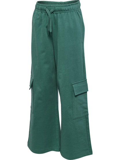 HUMMEL Timmi Cargo Sweat Pants Kind (blue spruce)