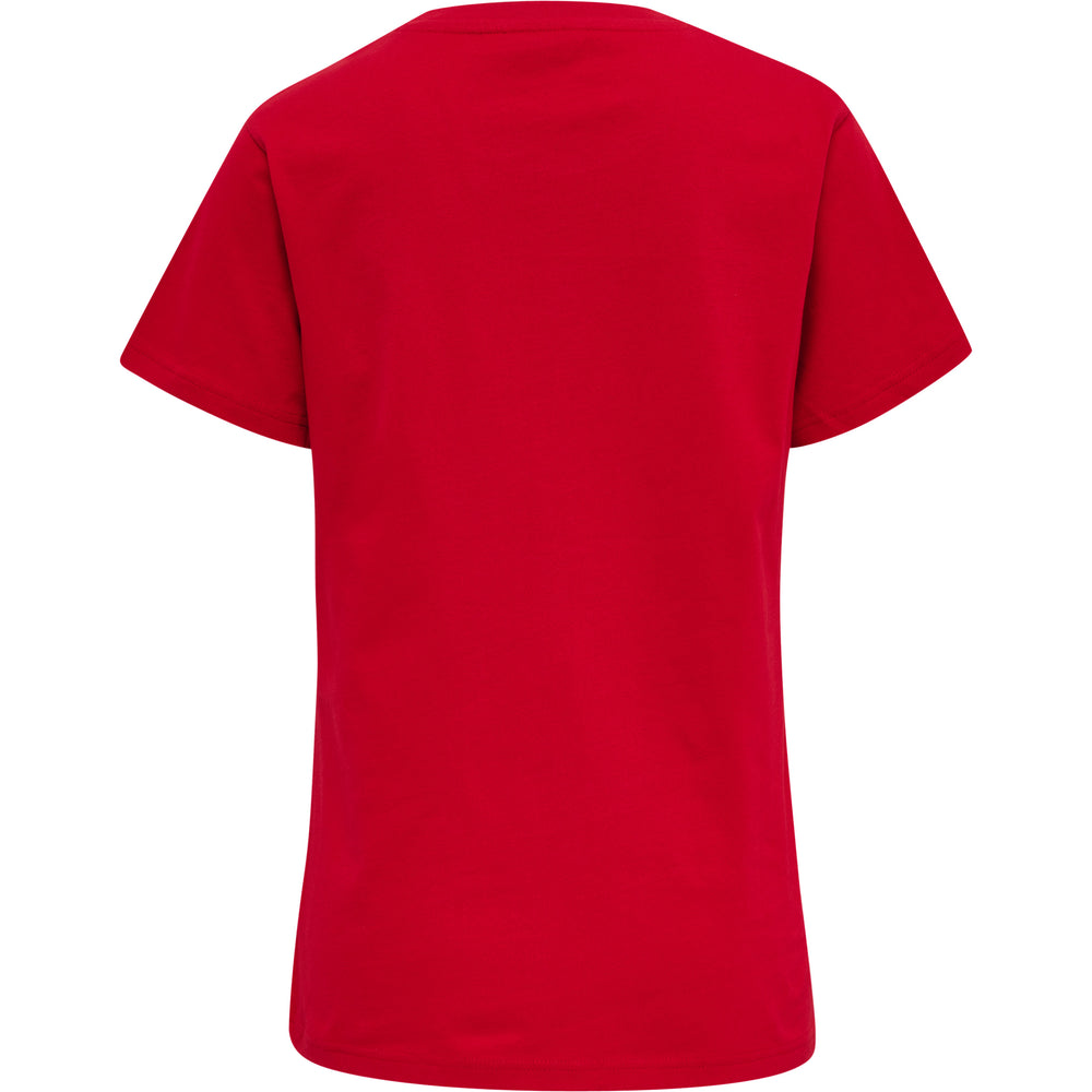 HUMMEL Red Basic T-Shirt S/S Damen (tango red)