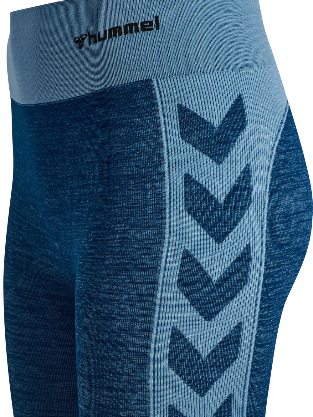 HUMMEL Clea Seamless Mid Waist Tights Damen (navy peony/faded denim)