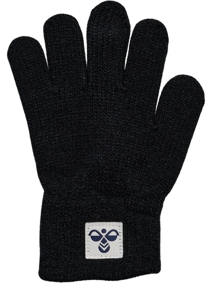 HUMMEL Knit Gloves 2-Pack Kind (black)