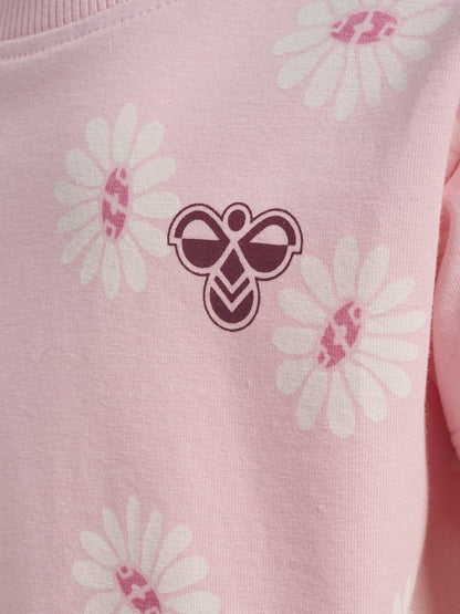 HUMMEL Mini Loose Flower T-Shirt S/S Kind (pale lilac)