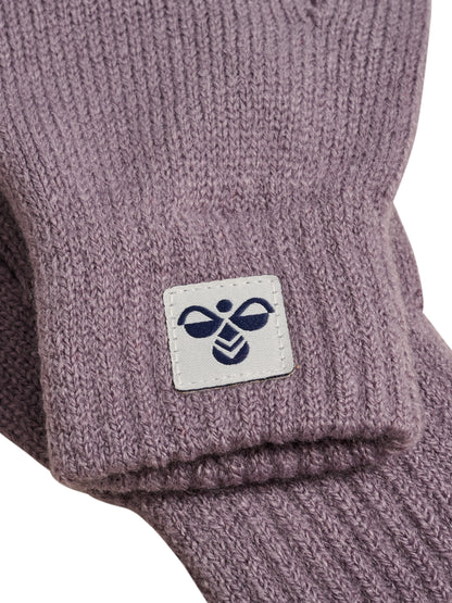 HUMMEL Knit Gloves 2-Pack Kind (gray ridge)