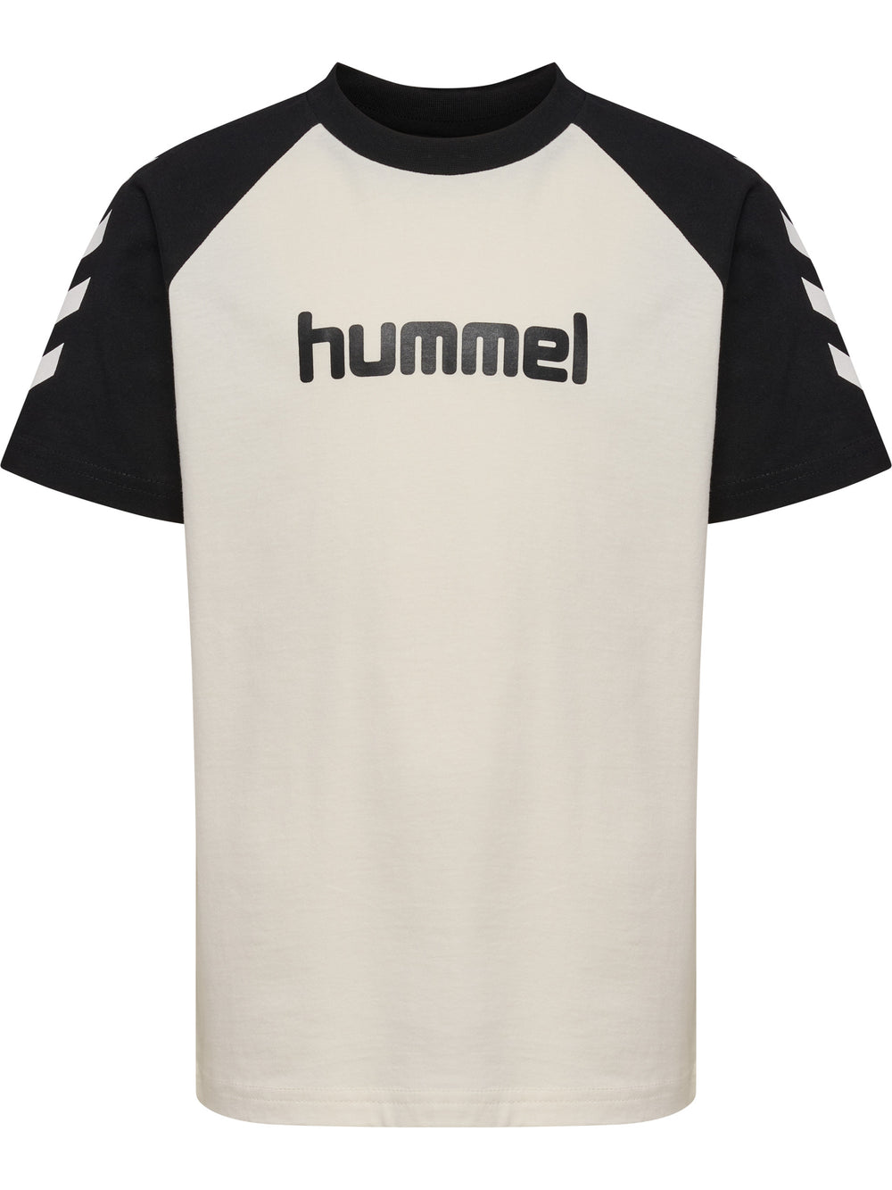 HUMMEL Logo T-Shirt S/S Kind (marshmallow/black)