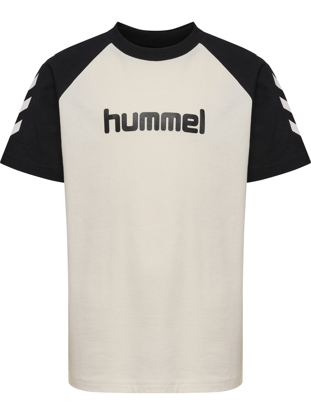 HUMMEL Logo T-Shirt S/S Kind (marshmallow/black)