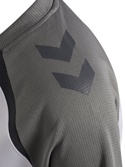 HUMMEL Lead 2.0 Polo Damen (white/steel gray)