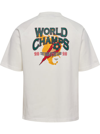 HUMMEL World 26 T-Shirt S/S (blanc de blanc)