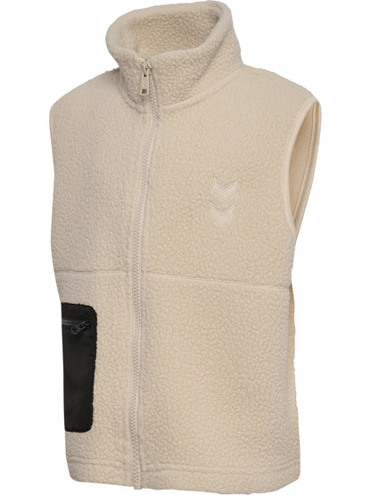 HUMMEL Martini Fleece Zip Vest Kind (oatmeal)