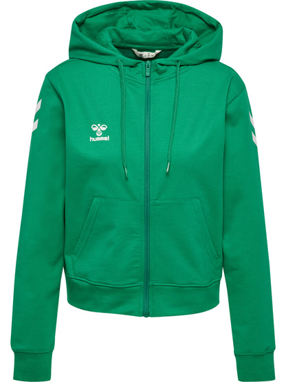 HUMMEL Go 2.0 Chevron Zip Hoodie Damen (jelly bean)