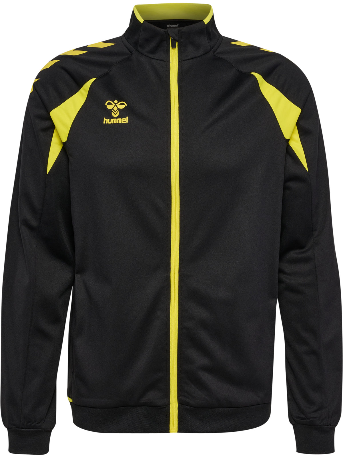 HUMMEL Core 2.0 Track Zip Jacket (black/blazing yellow)