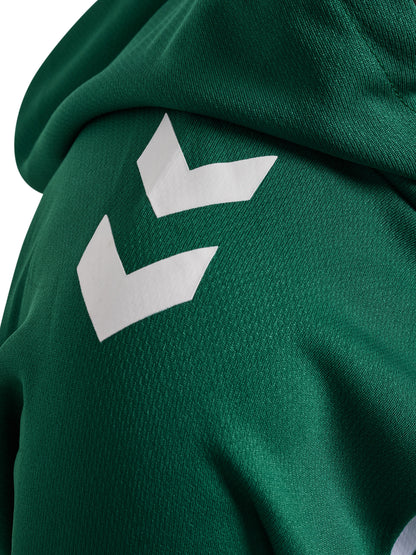 HUMMEL Lead 2.0 Zip Hoodie Damen (jelly bean/evergreen)