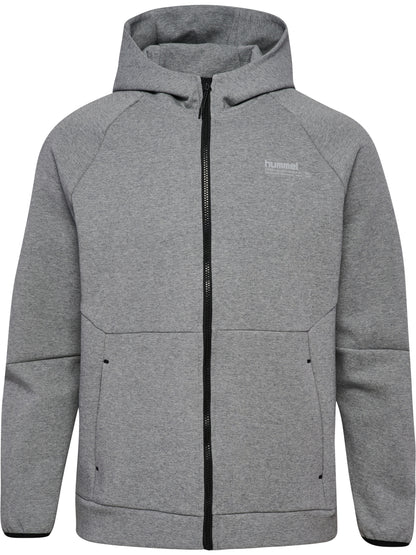 HUMMEL Tech Fleece Regular Zip Hoodie (grey melange)
