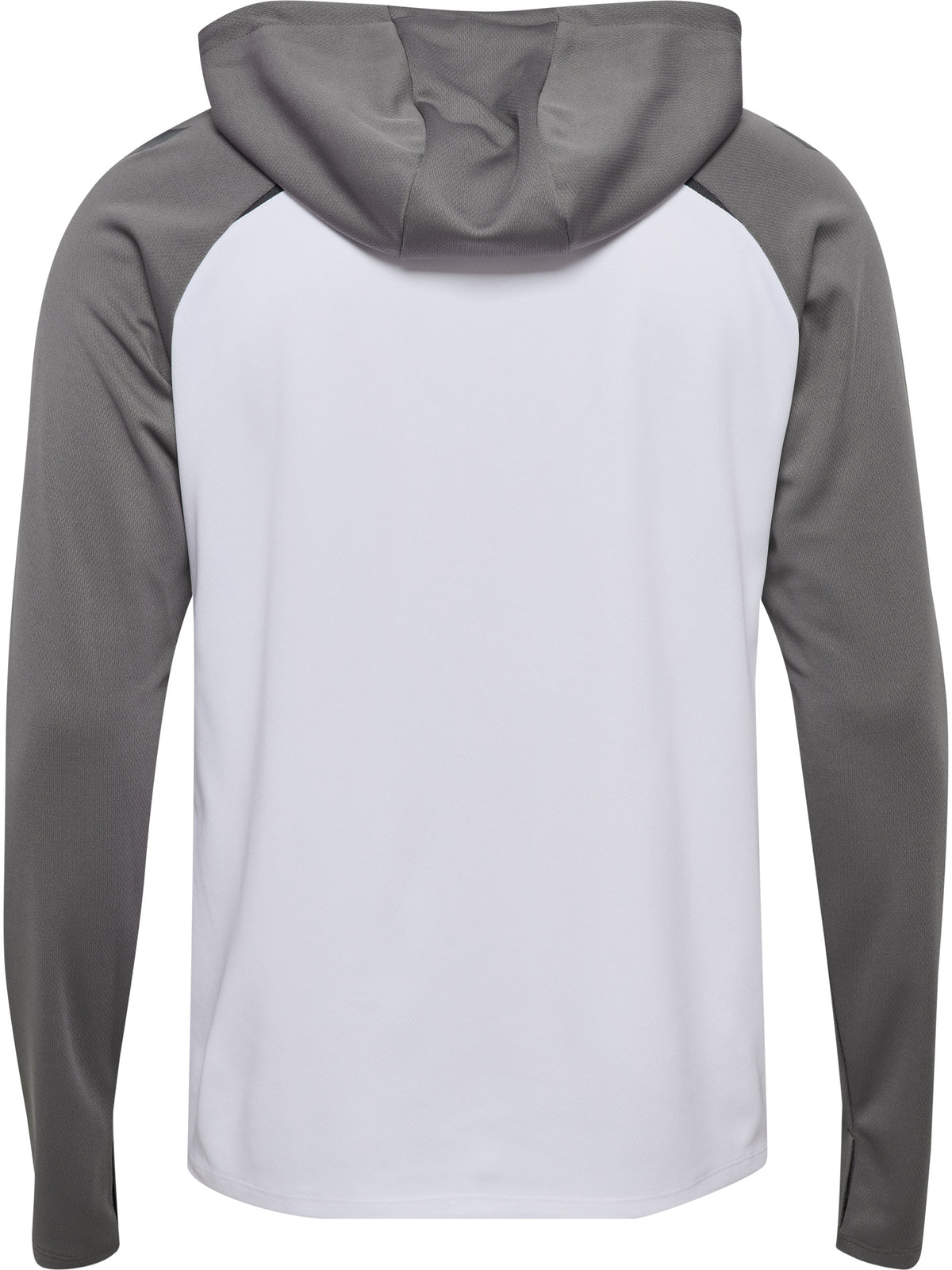 HUMMEL Lead 2.0 Zip Hoodie (white/steel gray)
