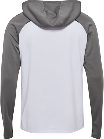 HUMMEL Lead 2.0 Zip Hoodie (white/steel gray)