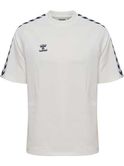 HUMMEL Root T-Shirt S/S (blanc de blanc/marine)