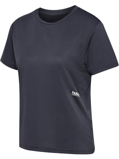 HUMMEL Pulse Workout T-Shirt S/S Damen (ebony)