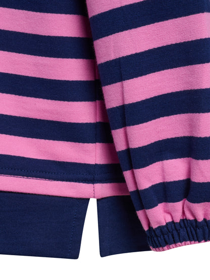 HUMMEL Conelly Boxy Contrast Hoodie Kind (medieval blue)