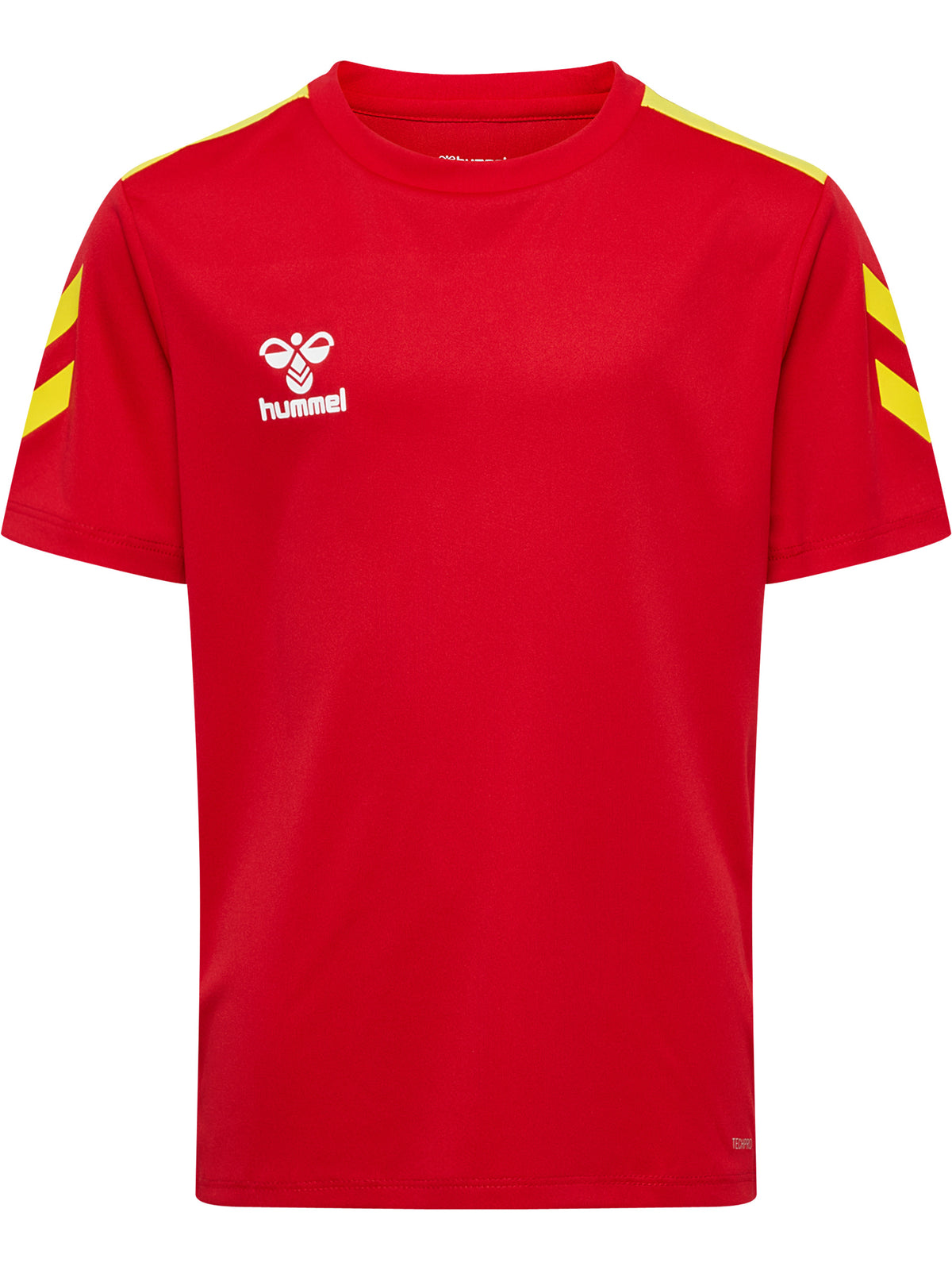 HUMMEL Essential 2.0 Jersey S/S Kind (true red/blazing yellow)