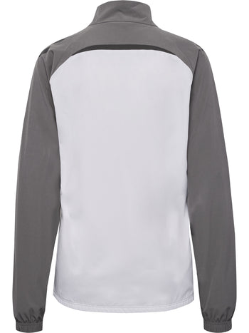HUMMEL Lead 2.0 Woven Jacket Damen (white/steel gray)
