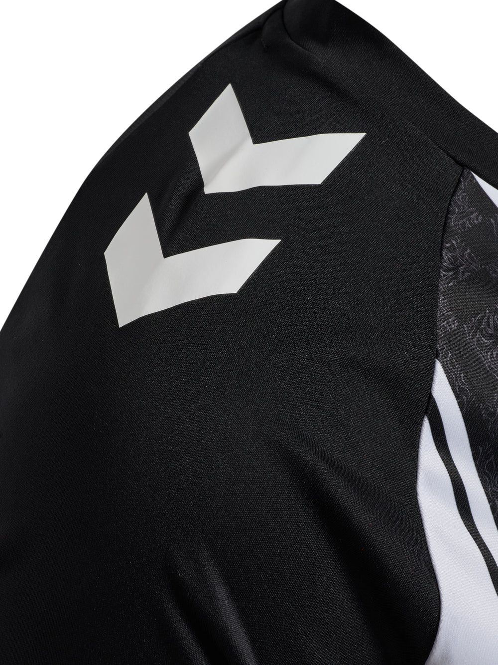 HUMMEL Match Striped Jersey S/S (black/white)