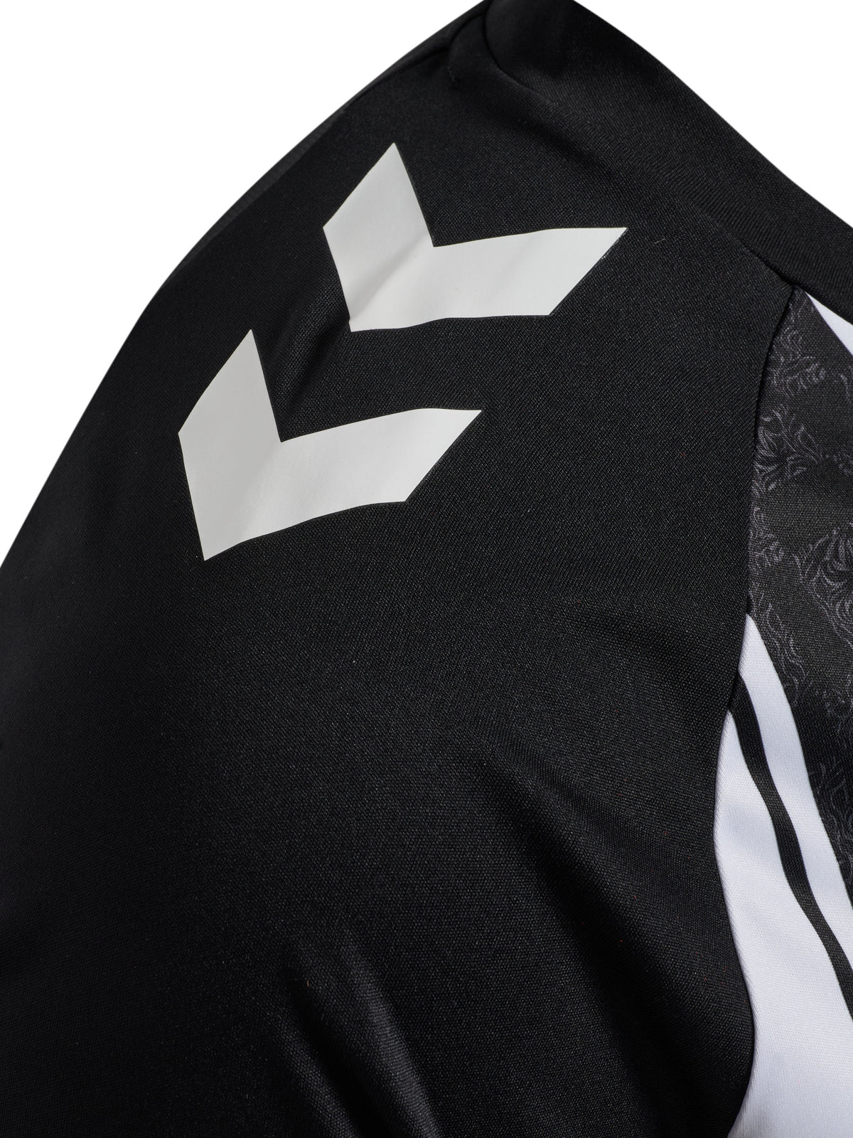 HUMMEL Match Striped Jersey S/S (black/white)