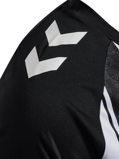 HUMMEL Match Striped Jersey S/S (black/white)