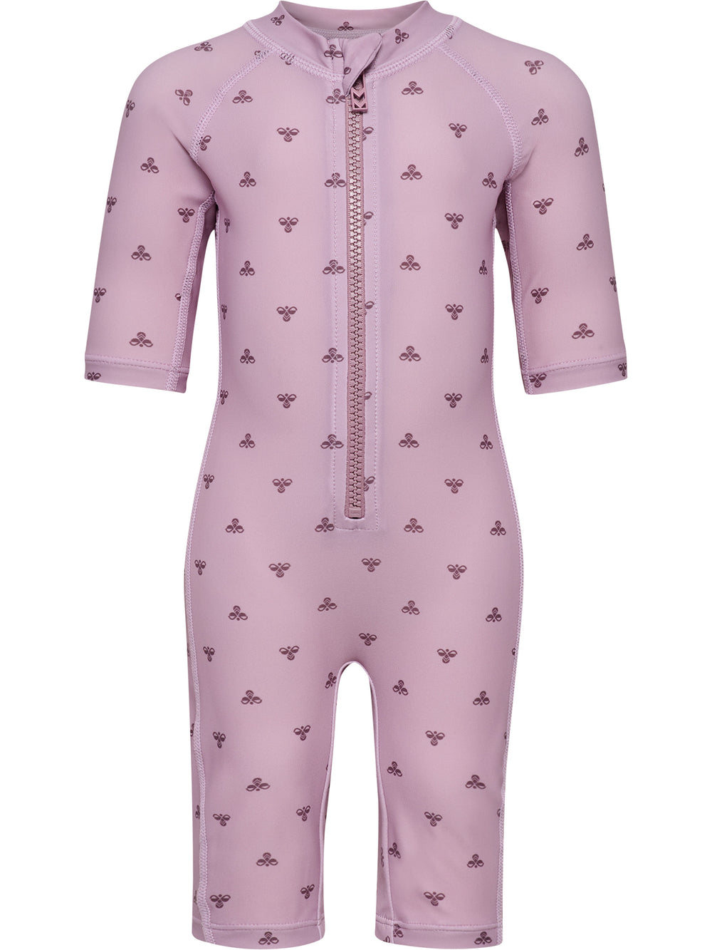 HUMMEL Mini Bee AOP Swimsuit 3/4 SL Kind (mauve shadow)