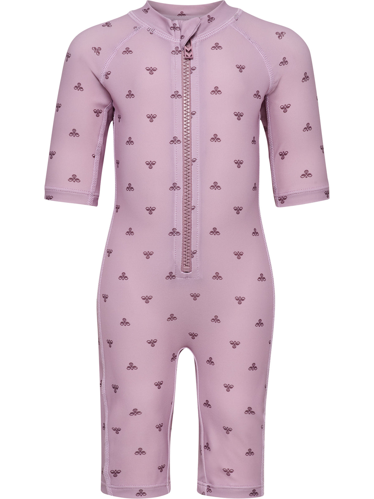 HUMMEL Mini Bee AOP Swimsuit 3/4 SL Kind (mauve shadow)