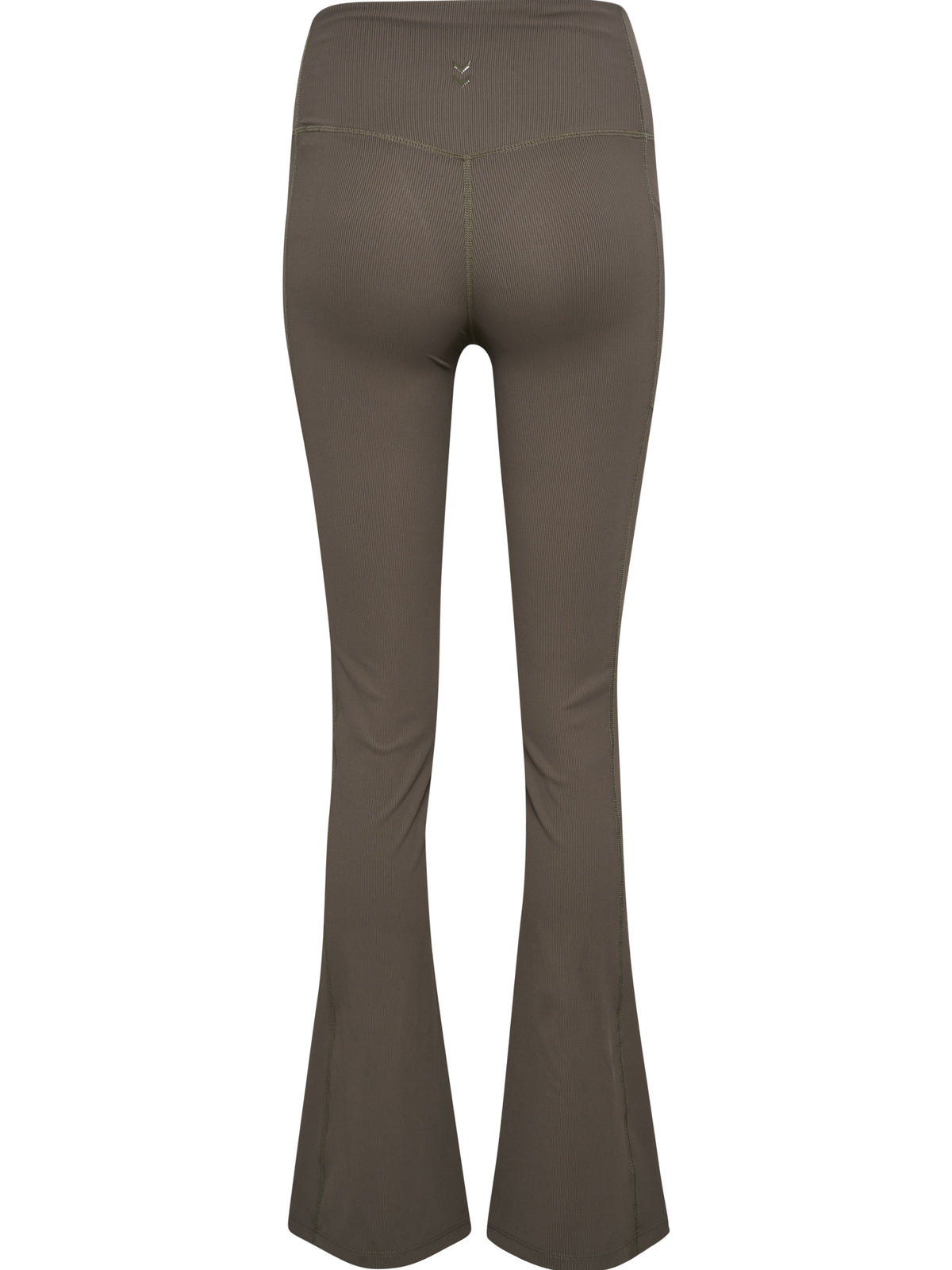 HUMMEL Prima Rib Straight Leg Hw Tights Damen (major brown)