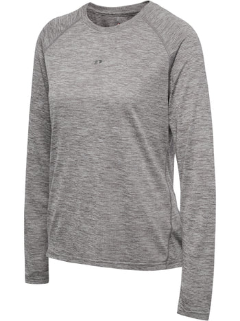 NEWLINE Active T-Shirt L/S Damen (magnetite)