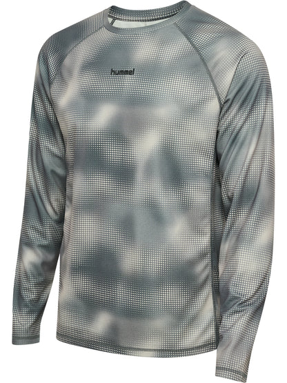 HUMMEL Momentum AOP T-Shirt S/S (ultimate gray)