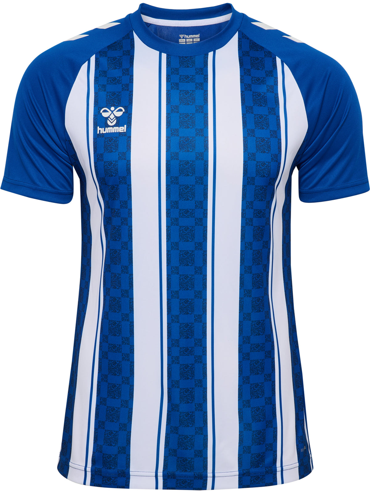 HUMMEL Match Striped Jersey S/S (true blue/white)