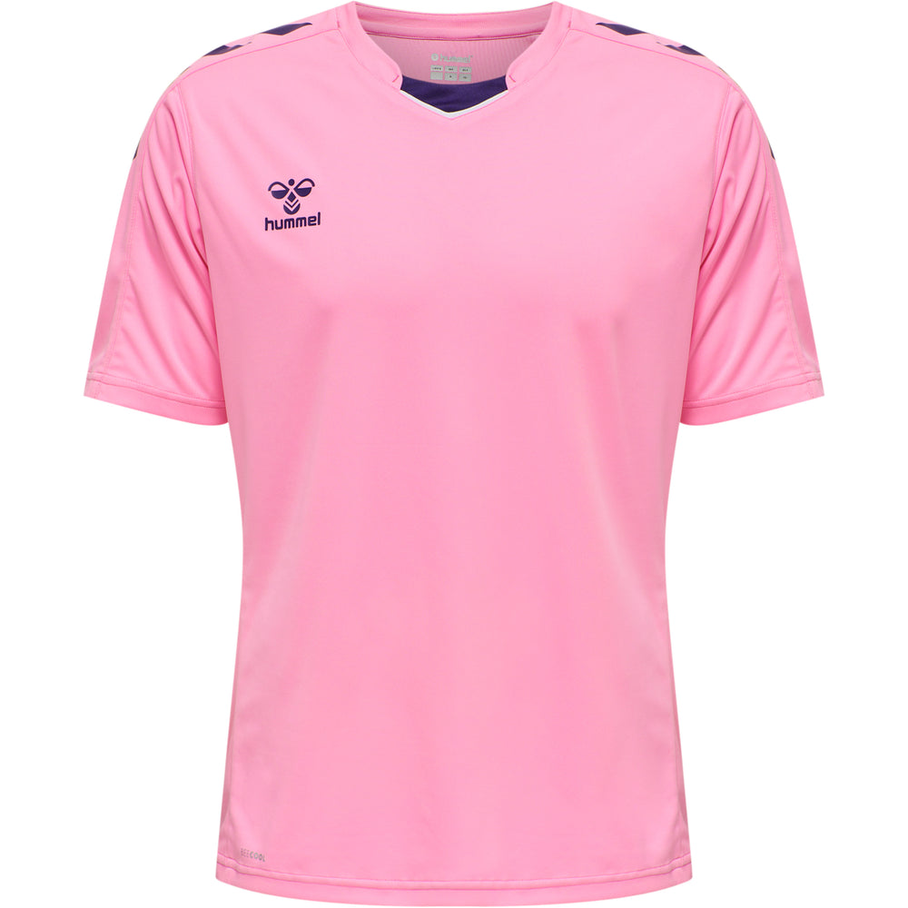 HUMMEL Core Xk Poly Jersey S/S Herren Rosa