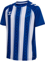 HUMMEL Match Striped Jersey S/S Kind (true blue/white)