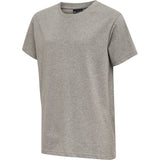 HUMMEL Red Basic T-Shirt S/S Kind (grey melange)