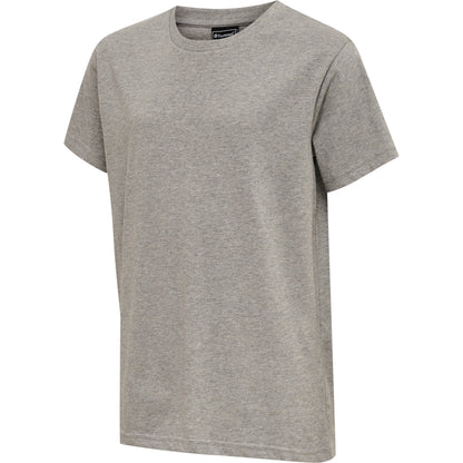HUMMEL Red Basic T-Shirt S/S Kind (grey melange)