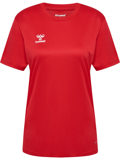 HUMMEL Essential Jersey S/S Damen (true red)