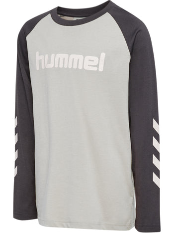 HUMMEL Logo T-Shirt L/S Kind (ebony)