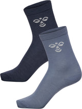 HUMMEL Wool 2-Pack Socks Kind (ombre blue/flint stone)