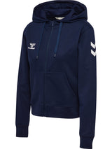HUMMEL Go 2.0 Chevron Zip Hoodie Damen (marine)
