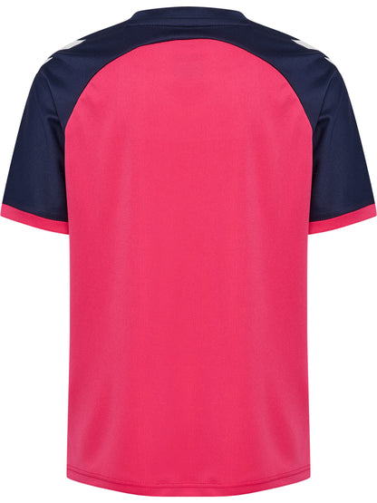 HUMMEL Match League Jersey S/S Kind (raspberry sorbet/marine)