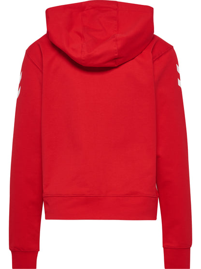 HUMMEL Go 2.0 Chevron Zip Hoodie Damen (true red)