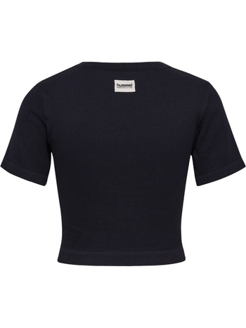 HUMMEL Pulse Seamless Rib T-Shirt S/S Damen (black)