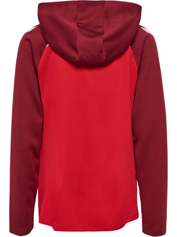 HUMMEL Lead 2.0 Zip Hoodie Kind (true red/maroon)