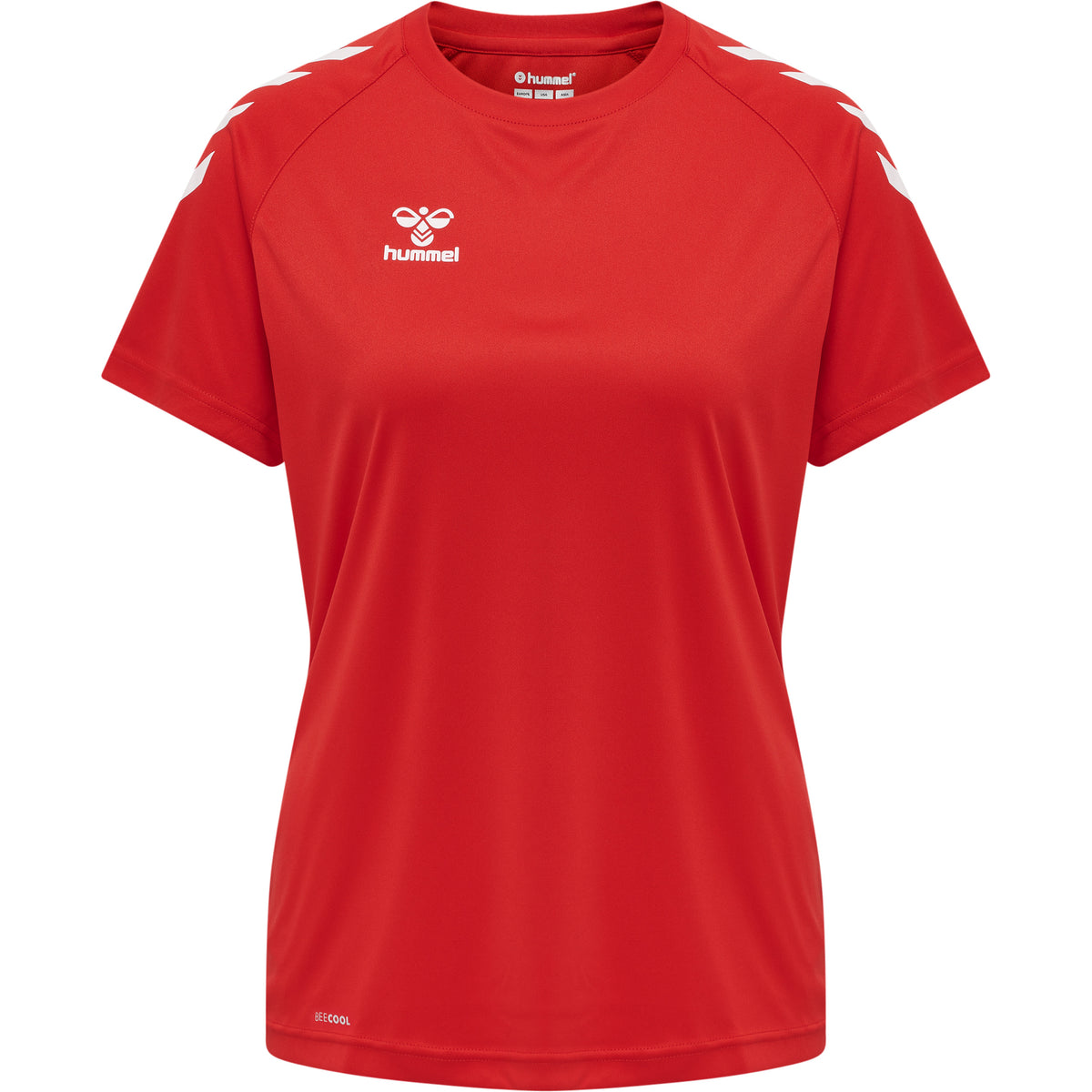 HUMMEL Core XK Core Poly Tee S/S Damen (true red)
