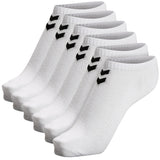 HUMMEL Chevron 6-Pack Ankle Socks (white/white)