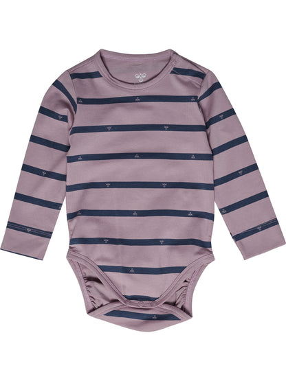 HUMMEL Mini Stripy Bee Body L/S Kind (sea fog)