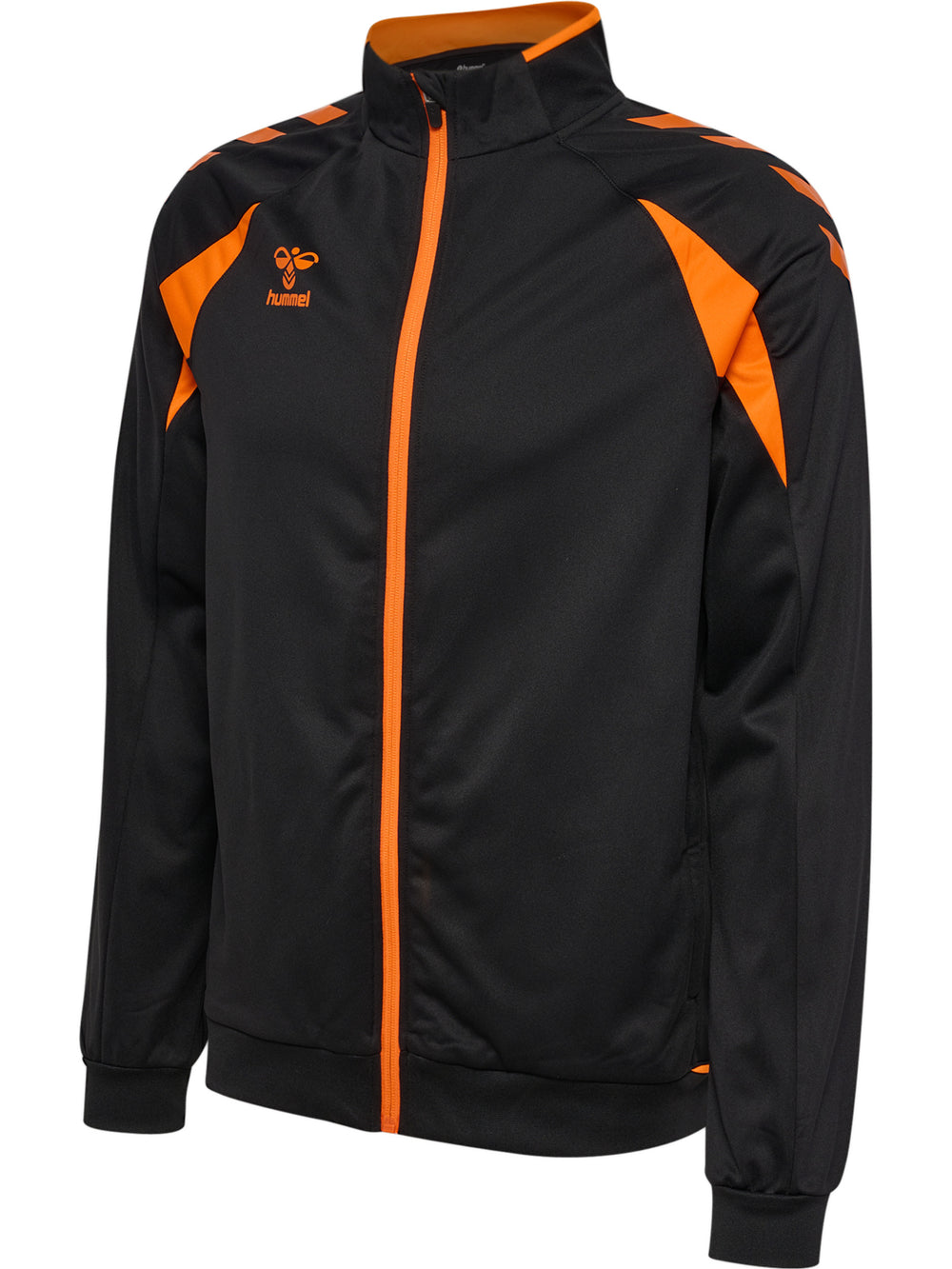 HUMMEL Core 2.0 Track Zip Jacket (black/orange tiger)