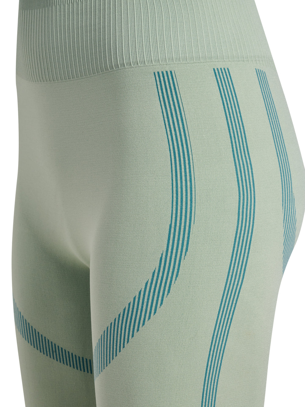 HUMMEL Hiit Seamless Short Tights Damen (frosty green)