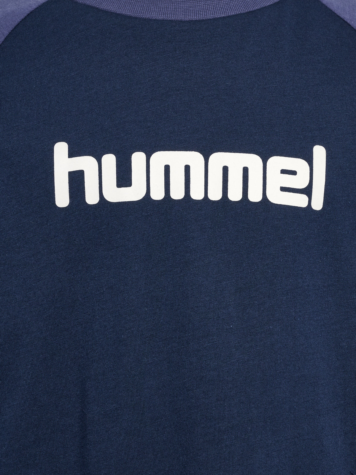 HUMMEL Logo T-Shirt L/S Kind (dress blues/blue indigo)