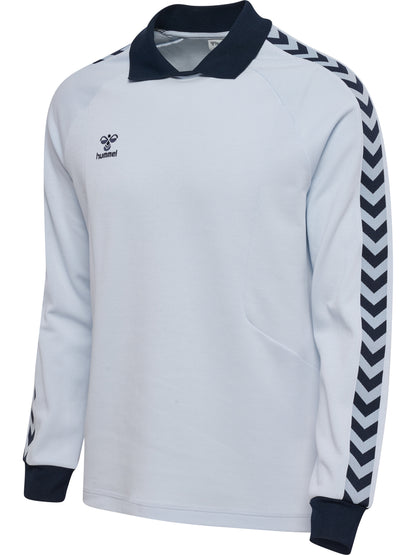 HUMMEL Root Polo L/S (arctic ice/dark sapphire)
